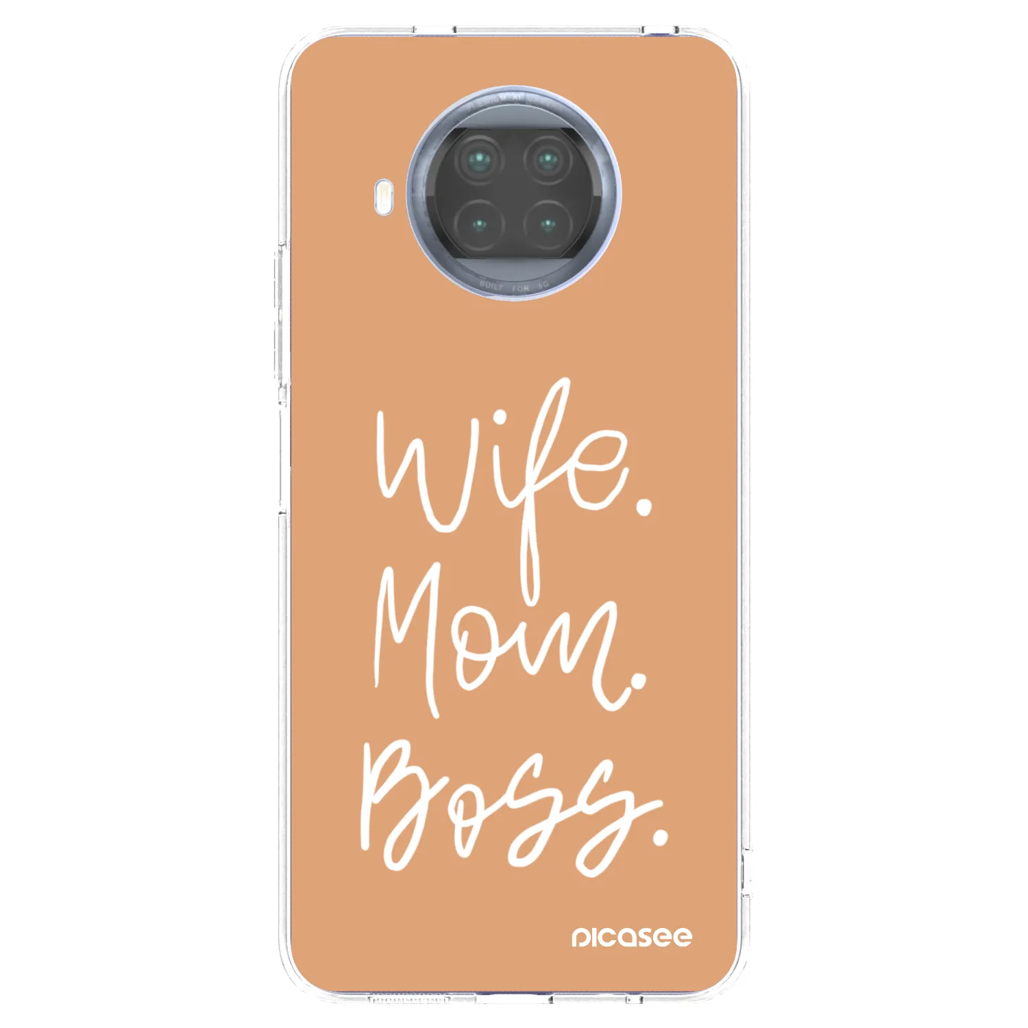Picasee silikonowe przeźroczyste etui na Xiaomi Mi 10T Lite - Boss Mama