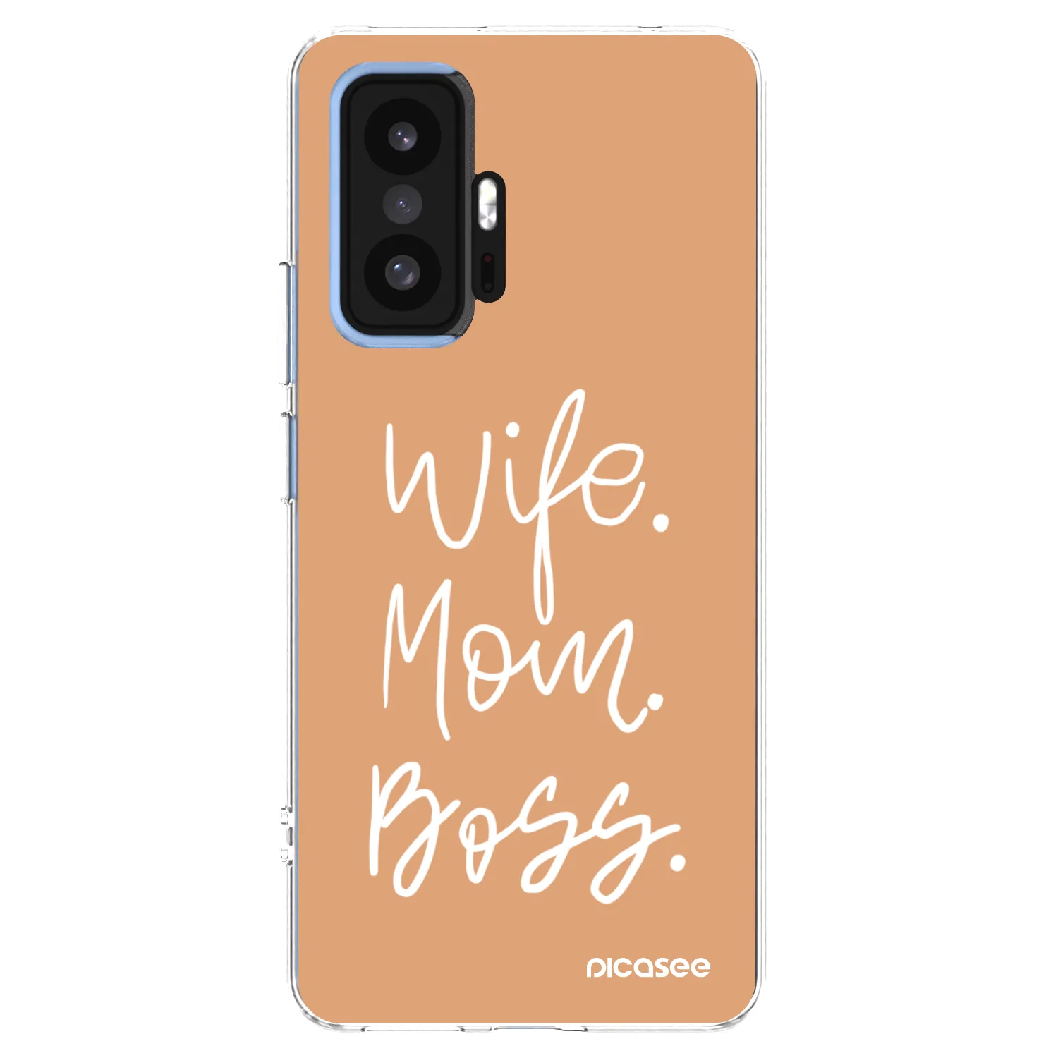 Picasee silikonowe przeźroczyste etui na Xiaomi 11T - Boss Mama