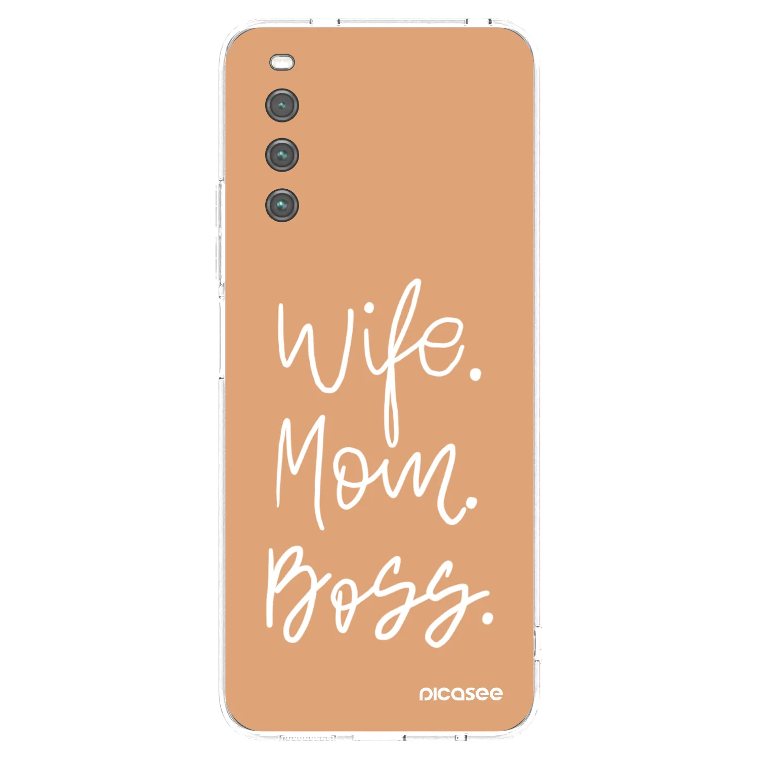 Picasee silikonowe przeźroczyste etui na Sony Xperia 10 IV 5G - Boss Mama