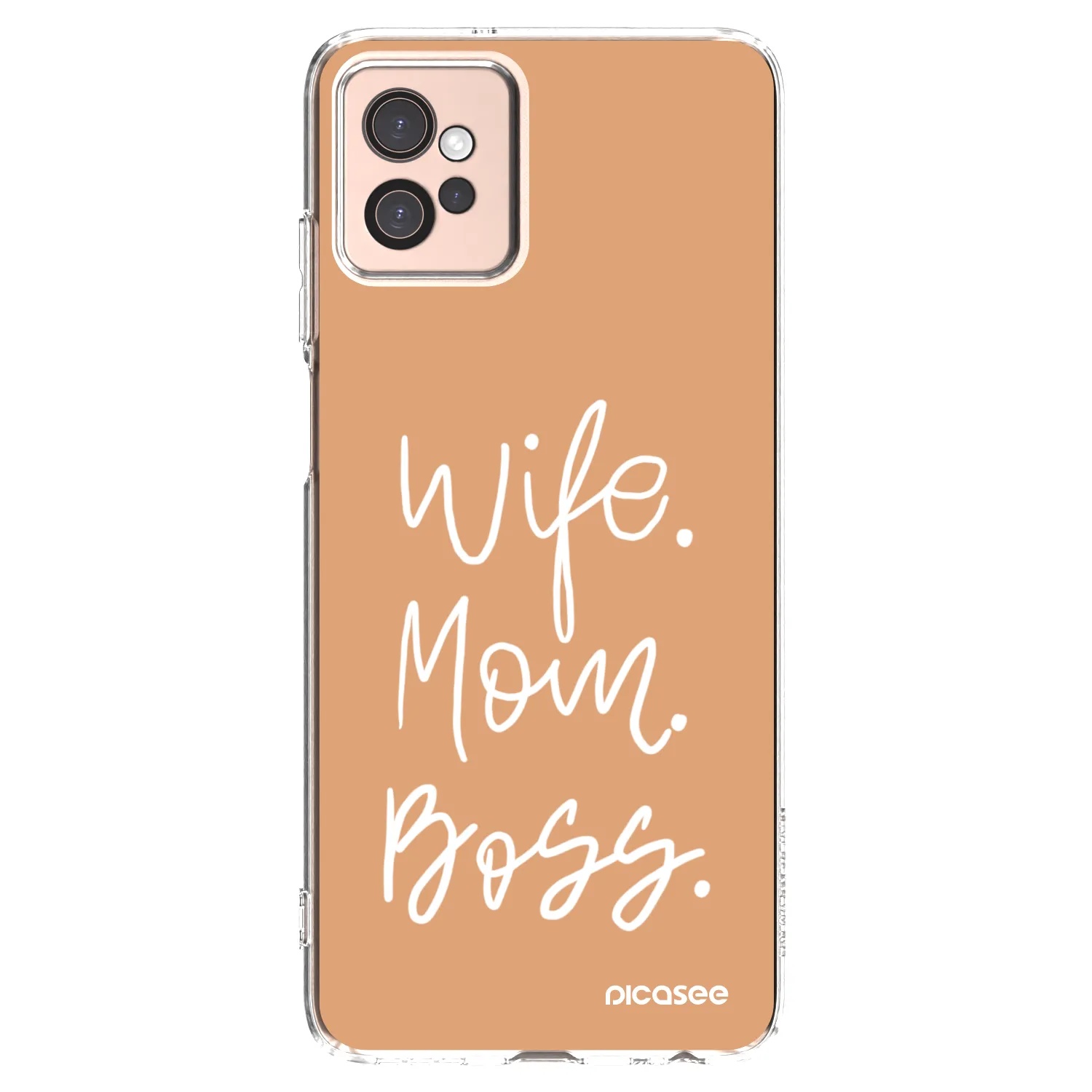 Picasee silikonowe przeźroczyste etui na Motorola Moto G32 - Boss Mama