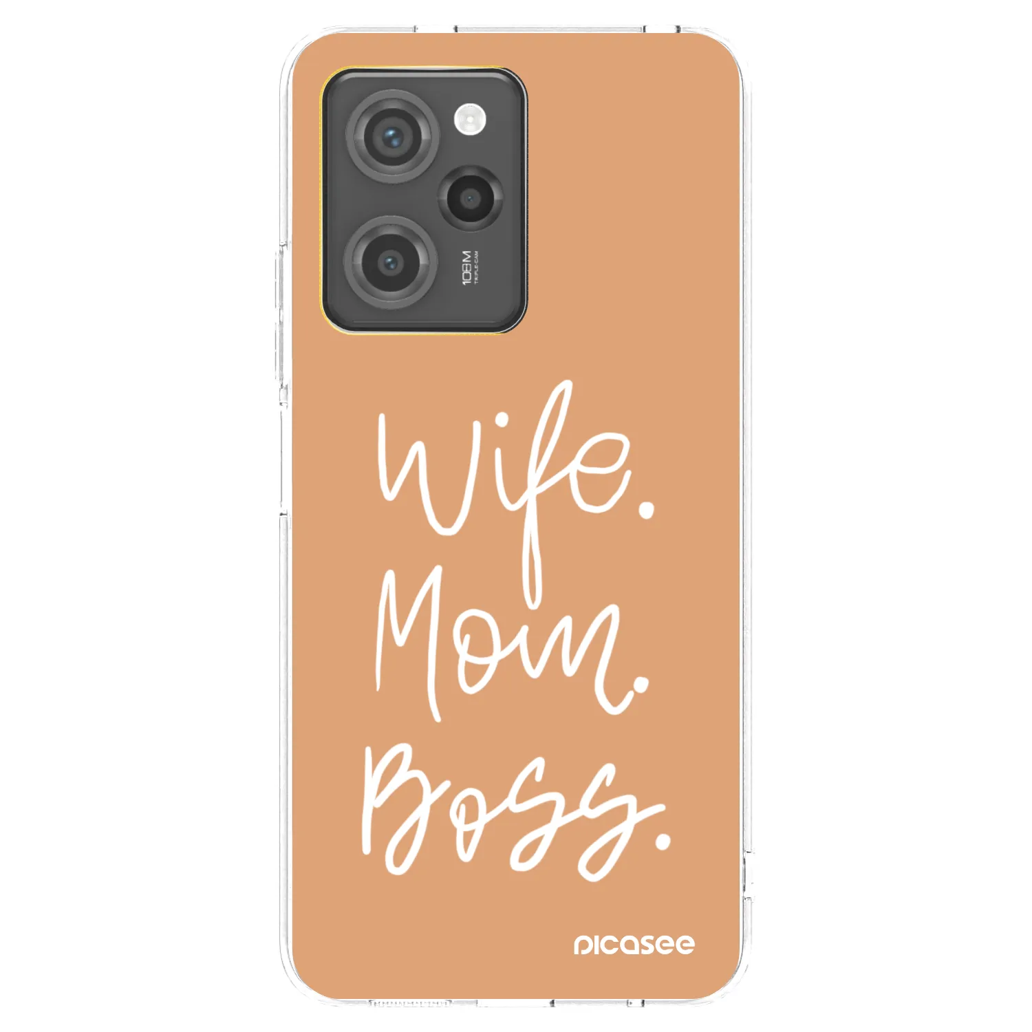Picasee silikonowe przeźroczyste etui na Xiaomi Poco X5 Pro - Boss Mama
