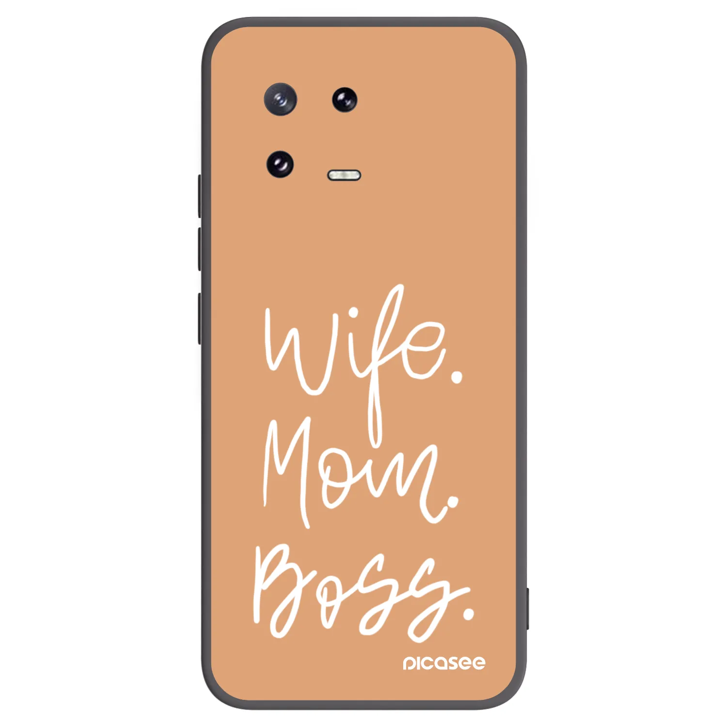 Picasee silikonowe czarne etui na Xiaomi 13 Pro - Boss Mama