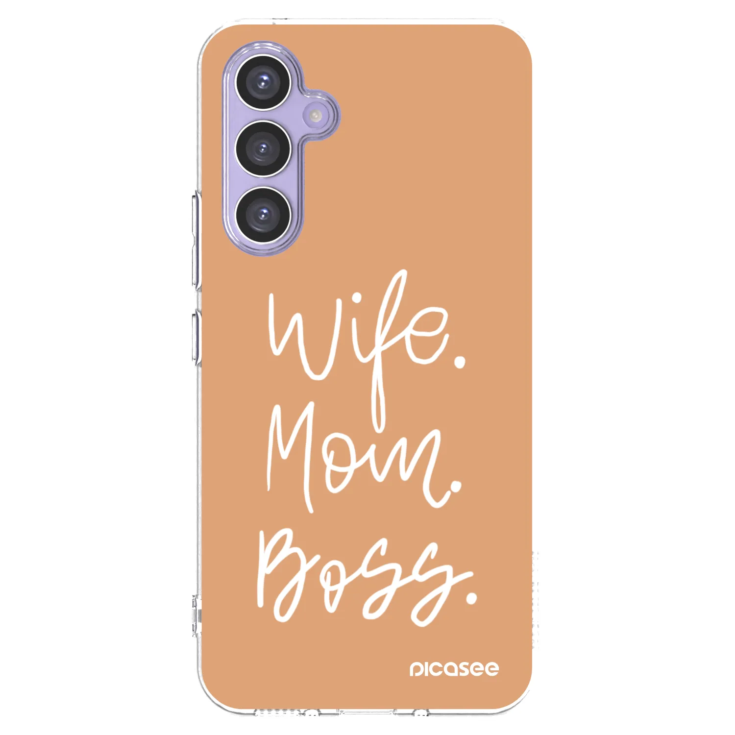 Picasee silikonowe przeźroczyste etui na Samsung Galaxy A54 5G A546B - Boss Mama