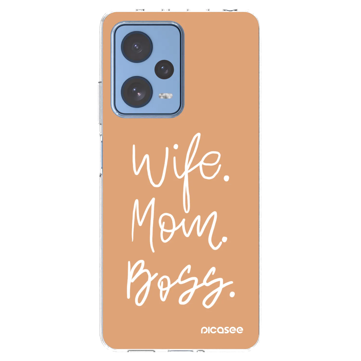 Picasee silikonowe przeźroczyste etui na Xiaomi Redmi Note 12 Pro 5G - Boss Mama