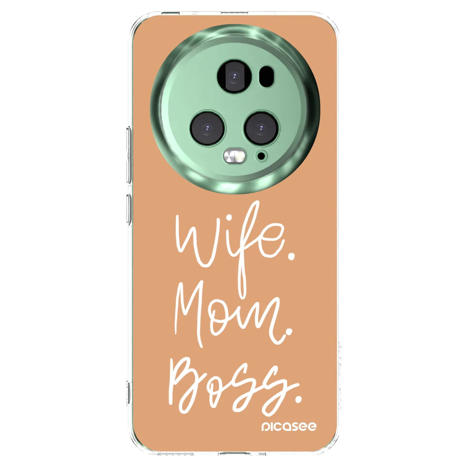 Picasee silikonowe przeźroczyste etui na Honor Magic5 Pro - Boss Mama