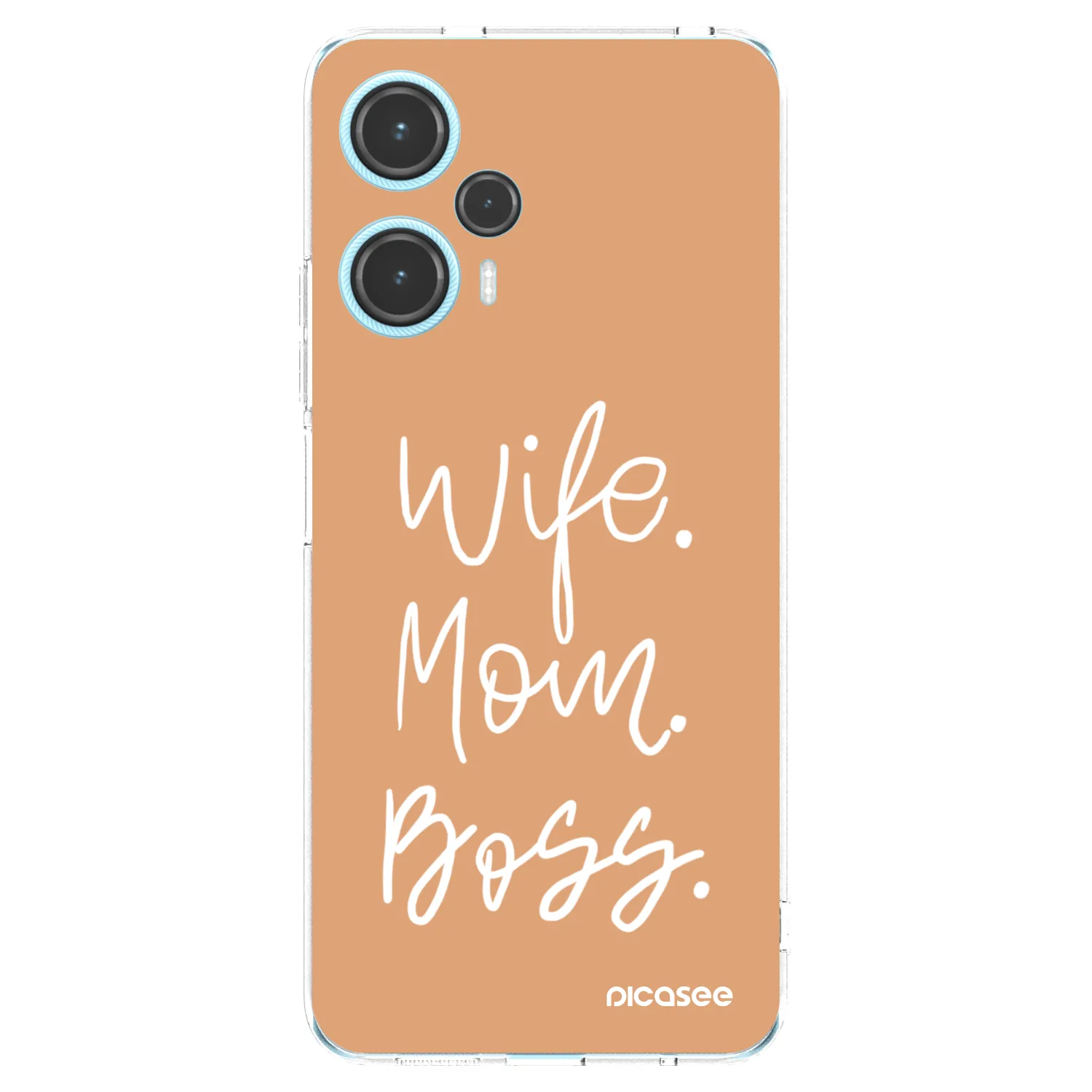 Picasee silikonowe przeźroczyste etui na Xiaomi Poco F5 - Boss Mama
