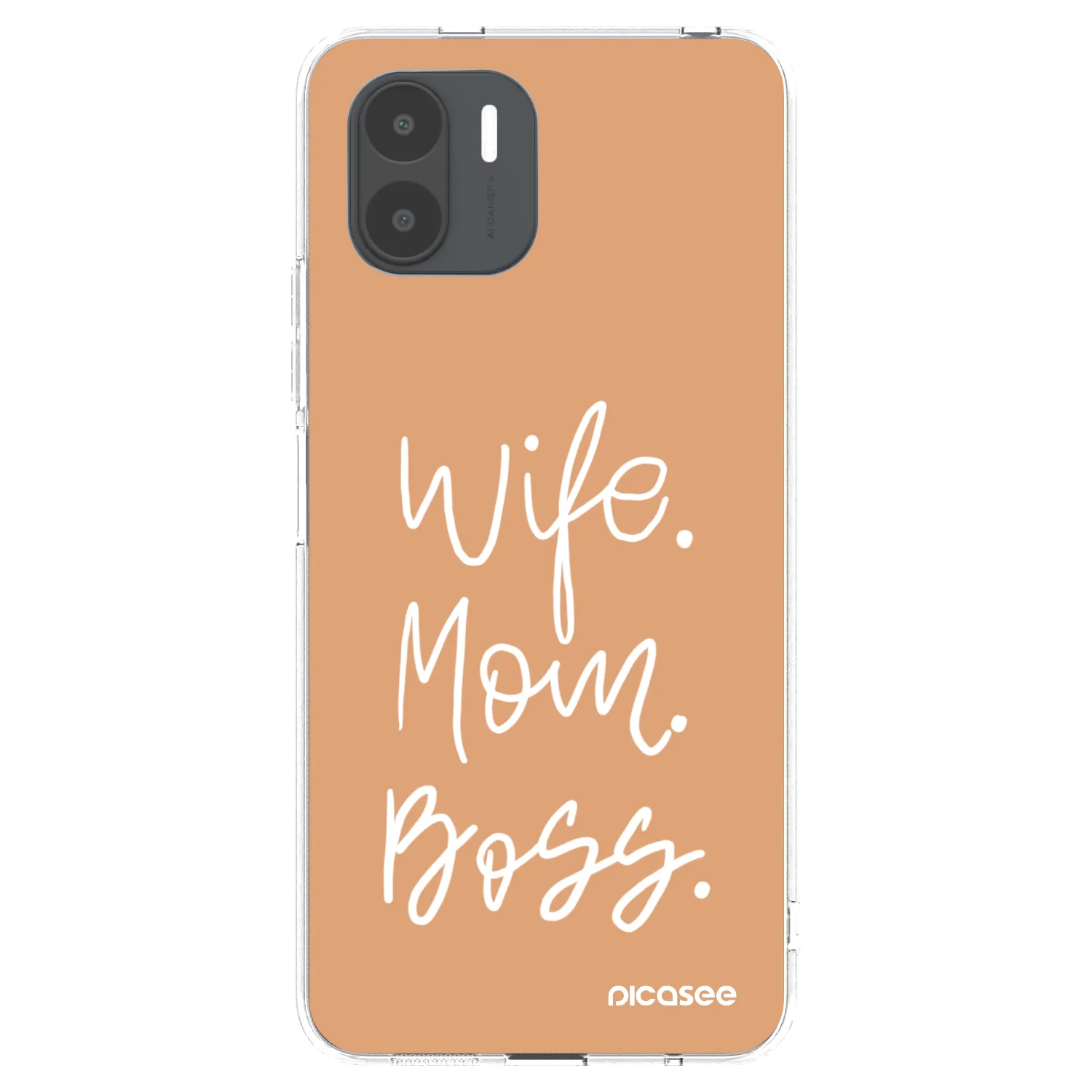Picasee silikonowe przeźroczyste etui na Xiaomi Redmi A2 - Boss Mama