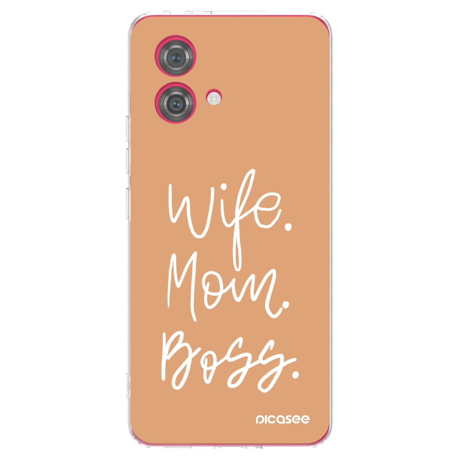 Picasee silikonowe przeźroczyste etui na Motorola Moto G84 5G - Boss Mama