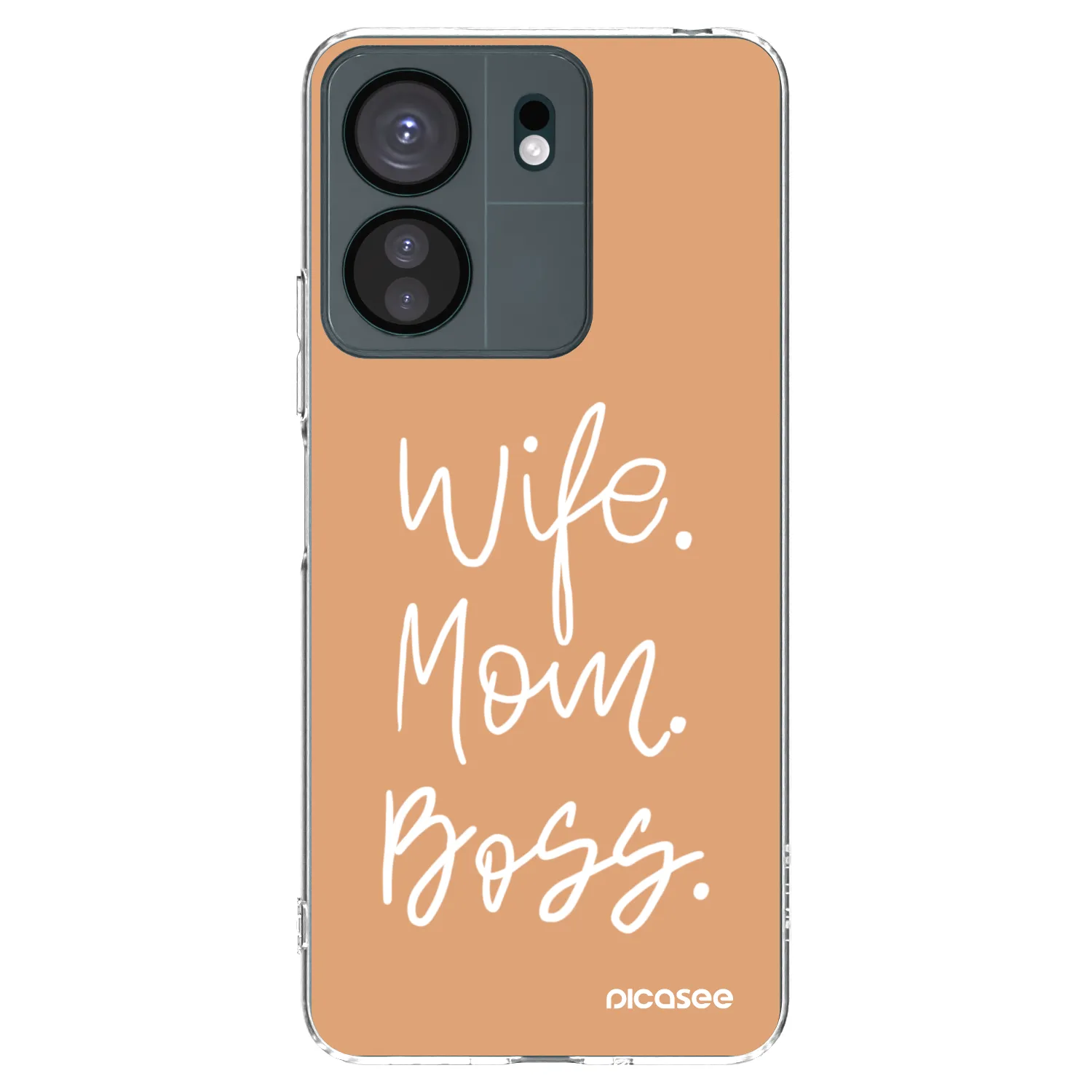 Picasee silikonowe przeźroczyste etui na Xiaomi Redmi 13C 4G - Boss Mama