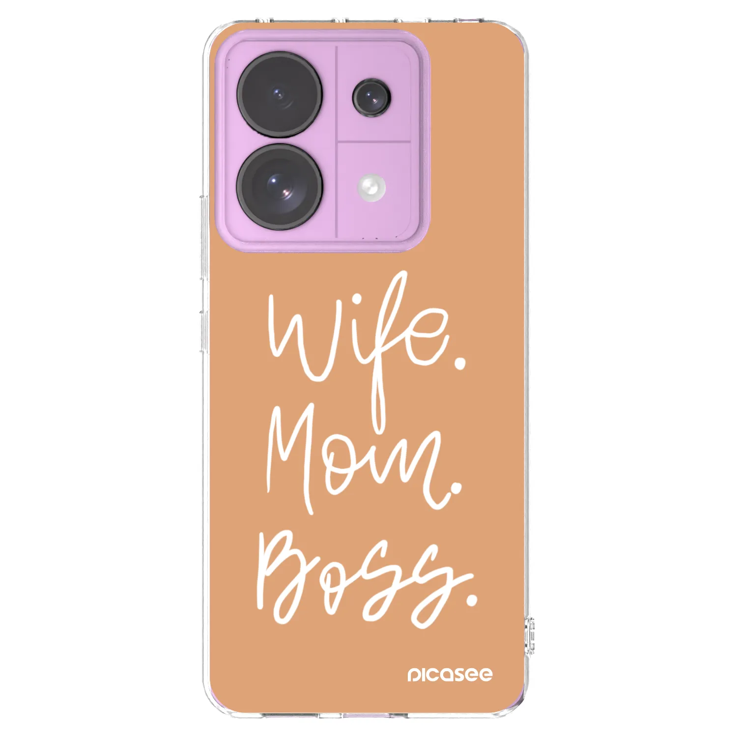 Picasee silikonowe przeźroczyste etui na Xiaomi Redmi Note 13 Pro 5G - Boss Mama