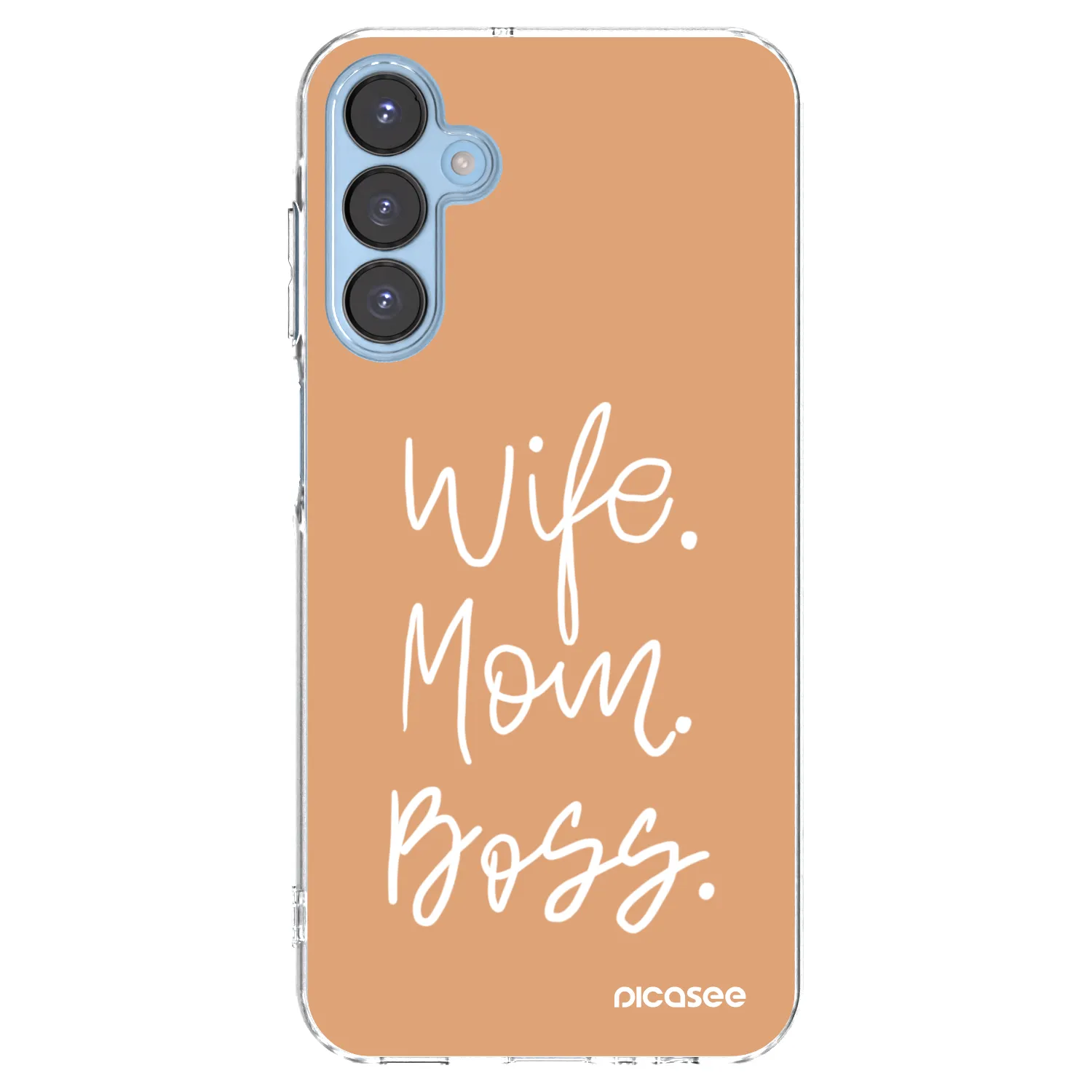 Picasee silikonowe przeźroczyste etui na Samsung Galaxy A15 A156B 5G - Boss Mama