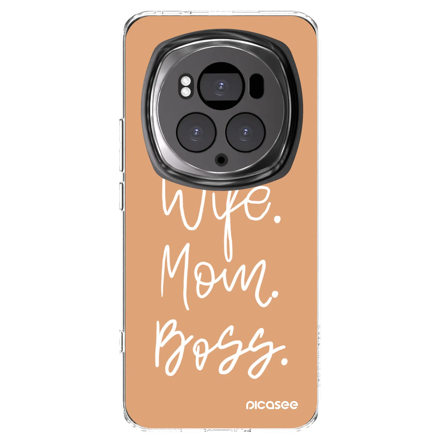 Picasee silikonowe przeźroczyste etui na Honor Magic6 Pro - Boss Mama