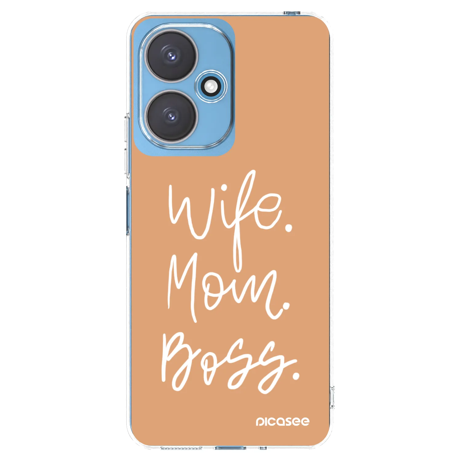 Picasee silikonowe przeźroczyste etui na Xiaomi Redmi 13C 5G - Boss Mama