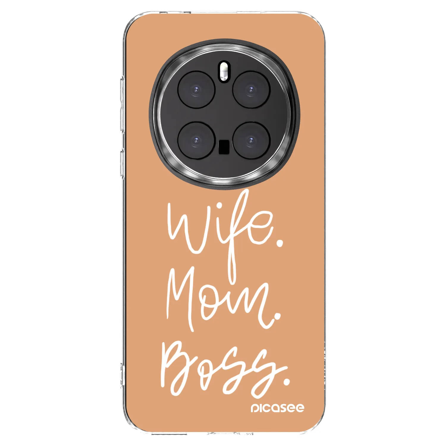 Picasee silikonowe przeźroczyste etui na Honor Magic7 Pro 5G - Boss Mama