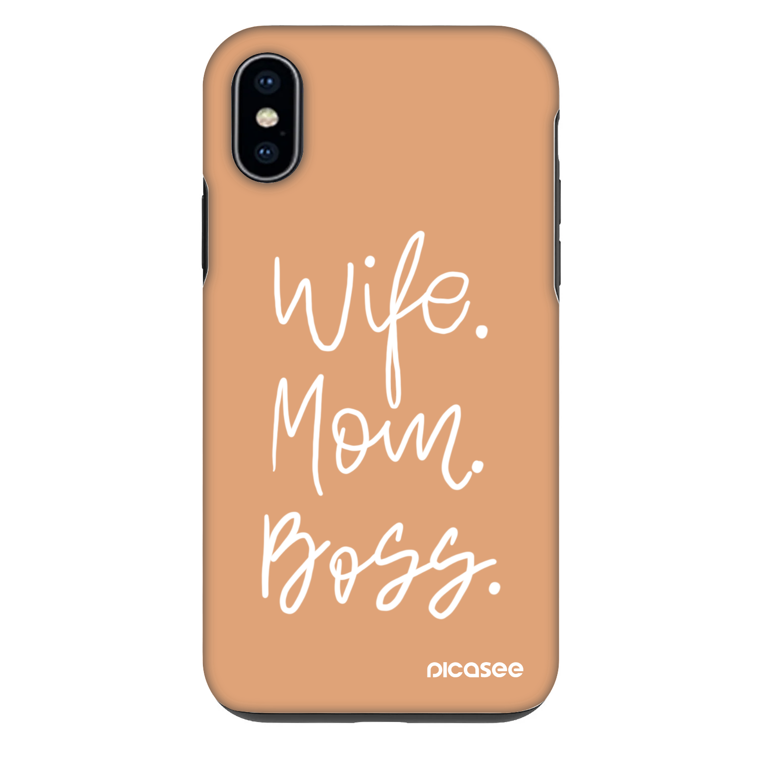 Picasee Fashion Case na Apple iPhone X/XS - Boss Mama