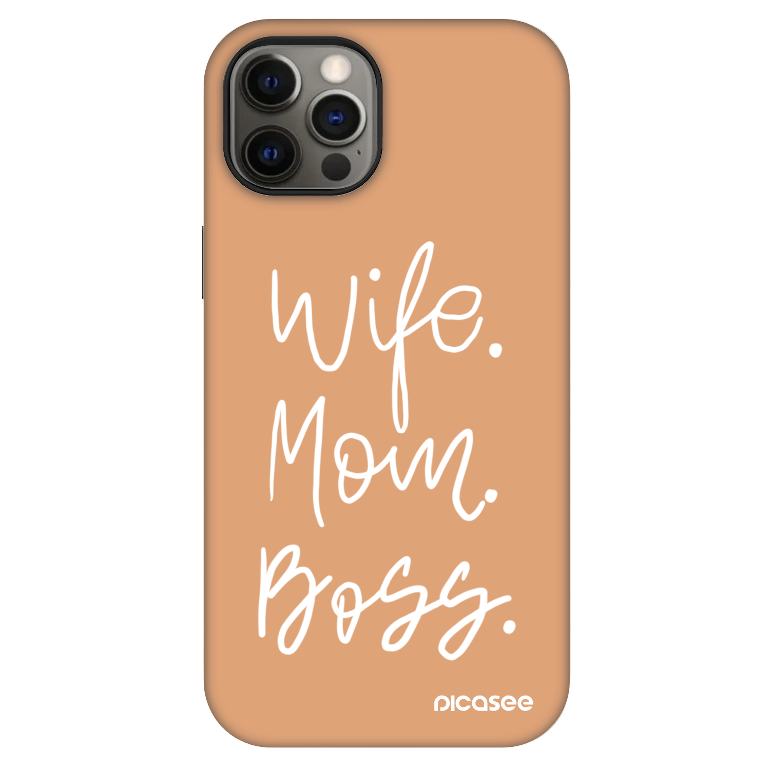 Picasee Fashion Case MagSafe na Apple iPhone 12 - Boss Mama