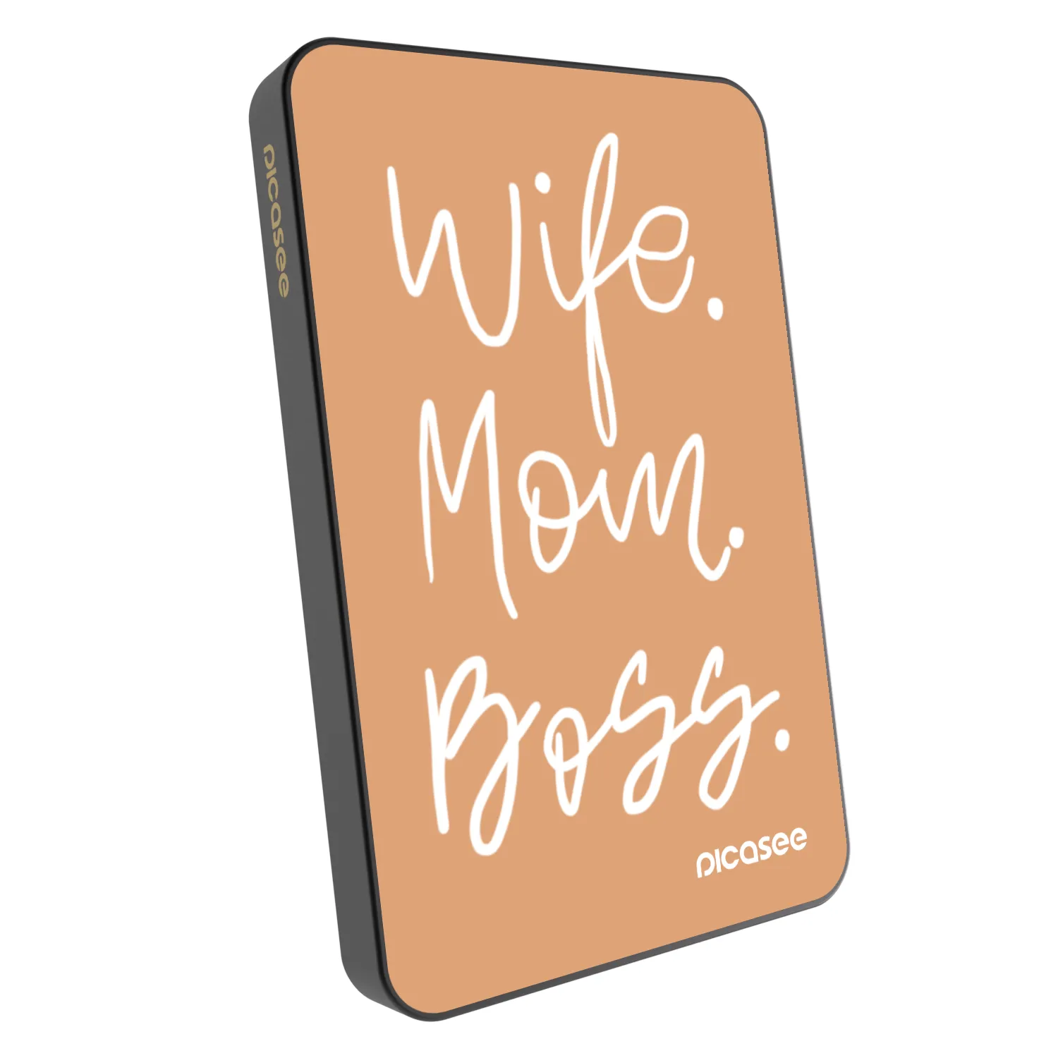 Picasee Powerbank z MagSafe 5 000 mAh Szary - Boss Mama