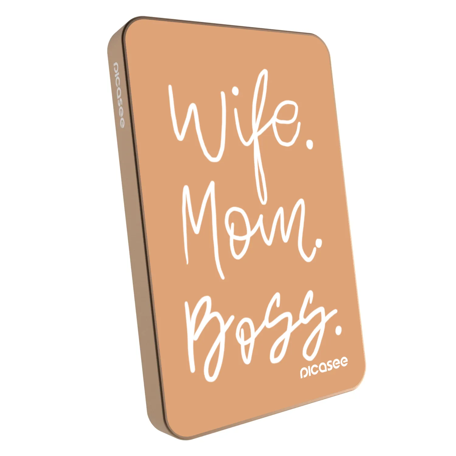 Picasee Powerbank z MagSafe 5 000 mAh Złoty - Boss Mama