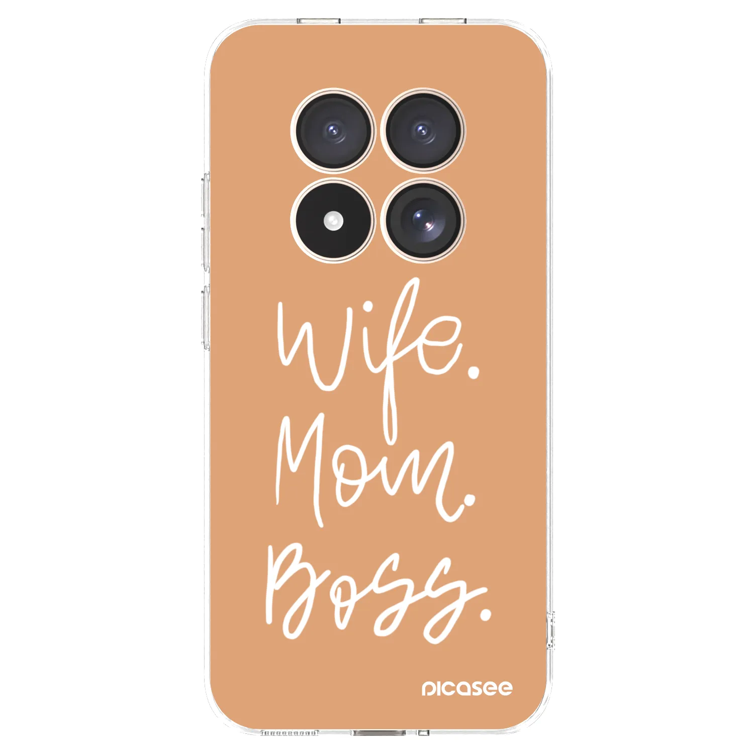 Picasee silikonowe przeźroczyste etui na Xiaomi Redmi Note 15 Pro 4G - Boss Mama