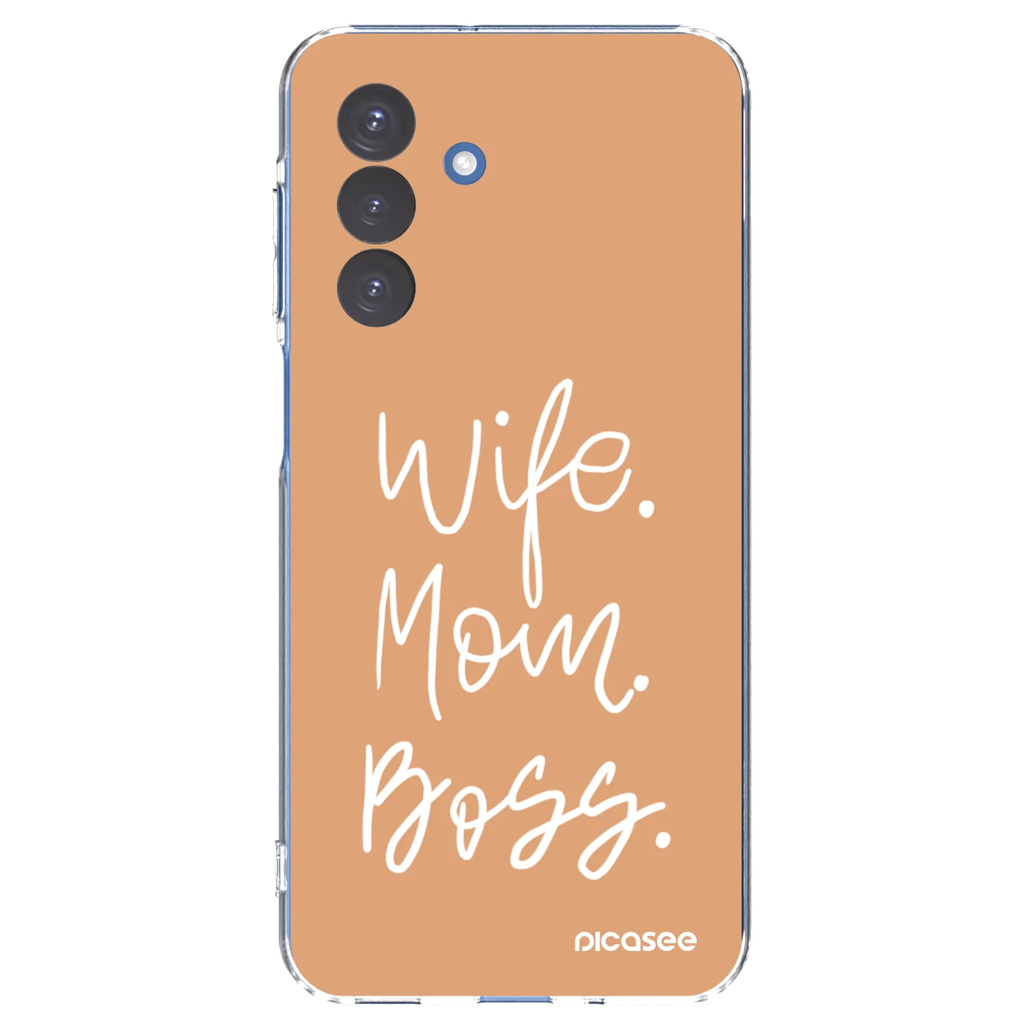 Picasee silikonowe przeźroczyste etui na Samsung Galaxy A17 5G - Boss Mama