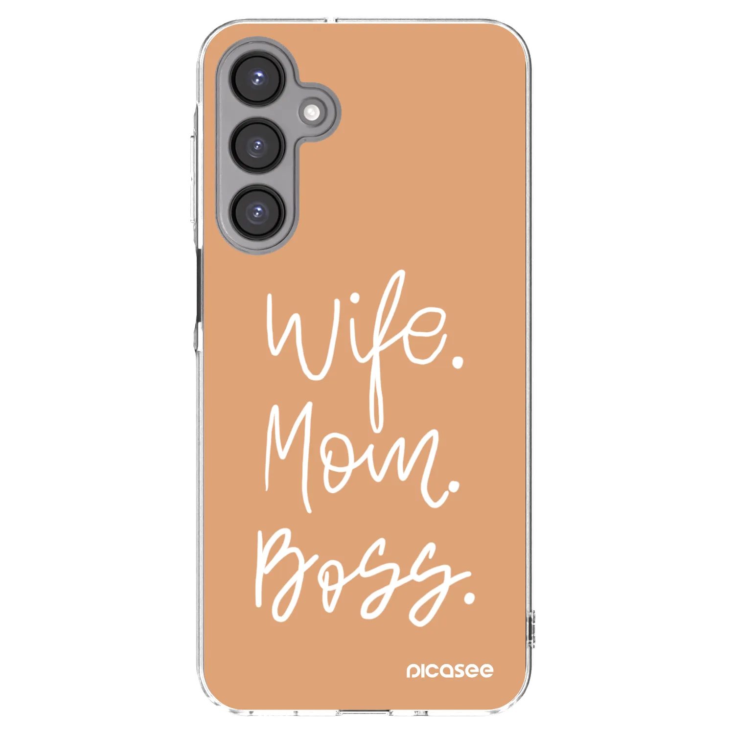 Picasee silikonowe przeźroczyste etui na Samsung Galaxy A16 4G - Boss Mama