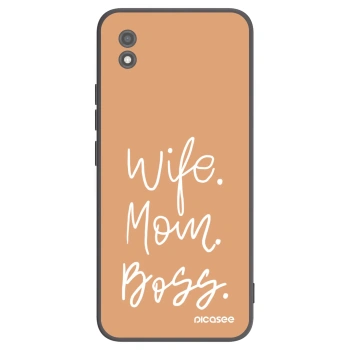Picasee silikonowe czarne etui na Realme C11 (2021) - Boss Mama