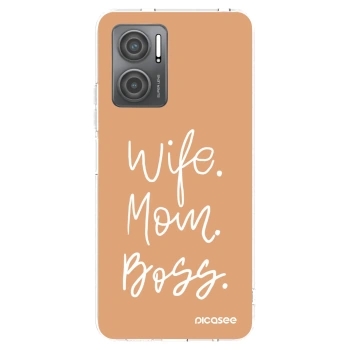 Picasee silikonowe przeźroczyste etui na Xiaomi Redmi 10 5G - Boss Mama