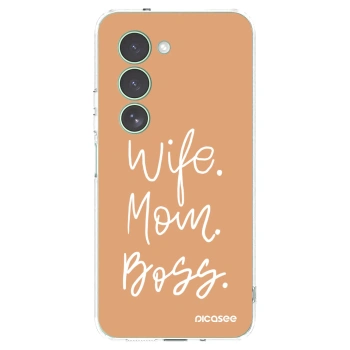 Picasee silikonowe przeźroczyste etui na Xiaomi Redmi 15 5G - Boss Mama