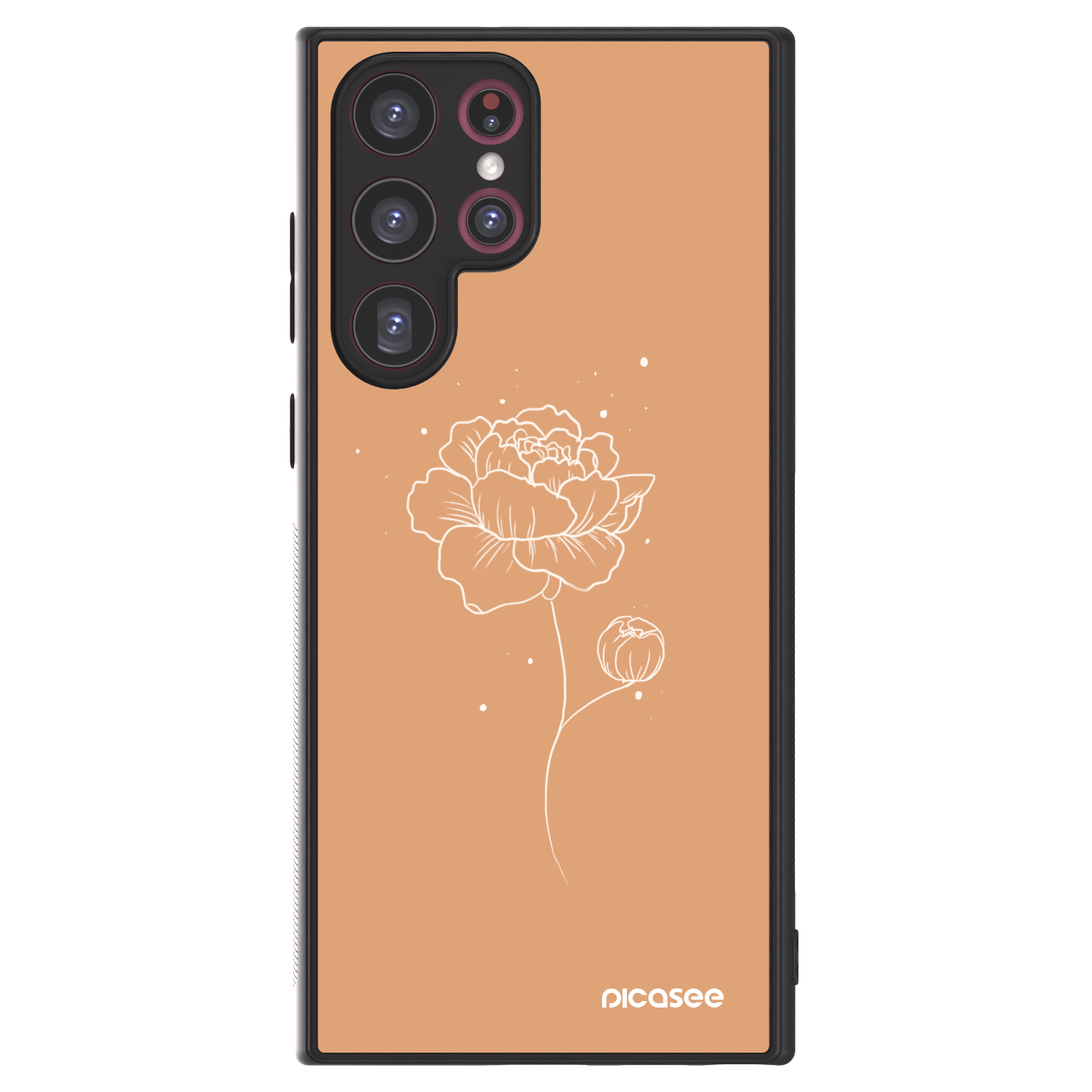 Picasee ULTIMATE CASE PowerShare pro Samsung Galaxy S22 Ultra 5G - Peonies
