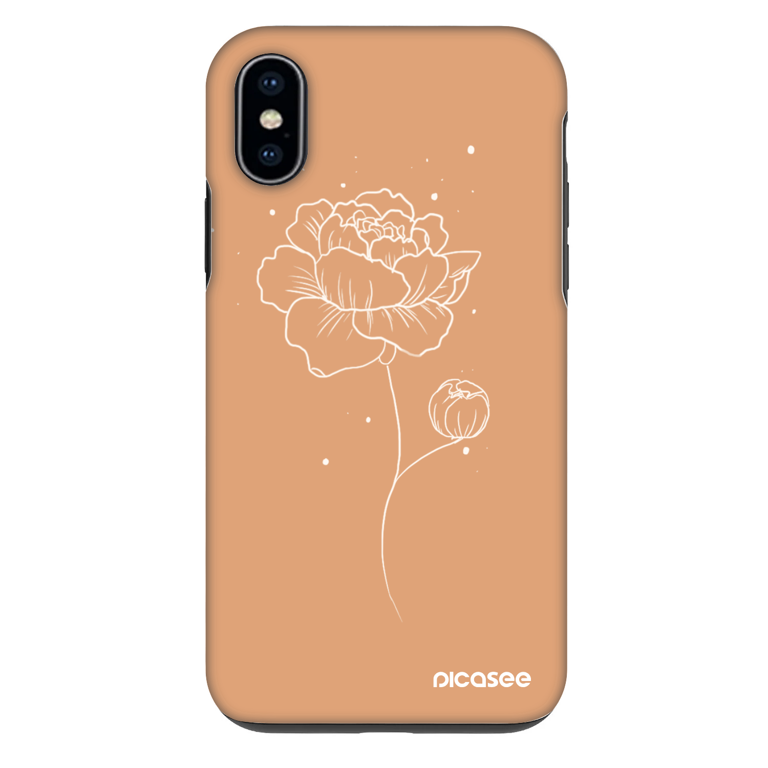 Picasee Fashion Case na Apple iPhone X/XS - Peonies