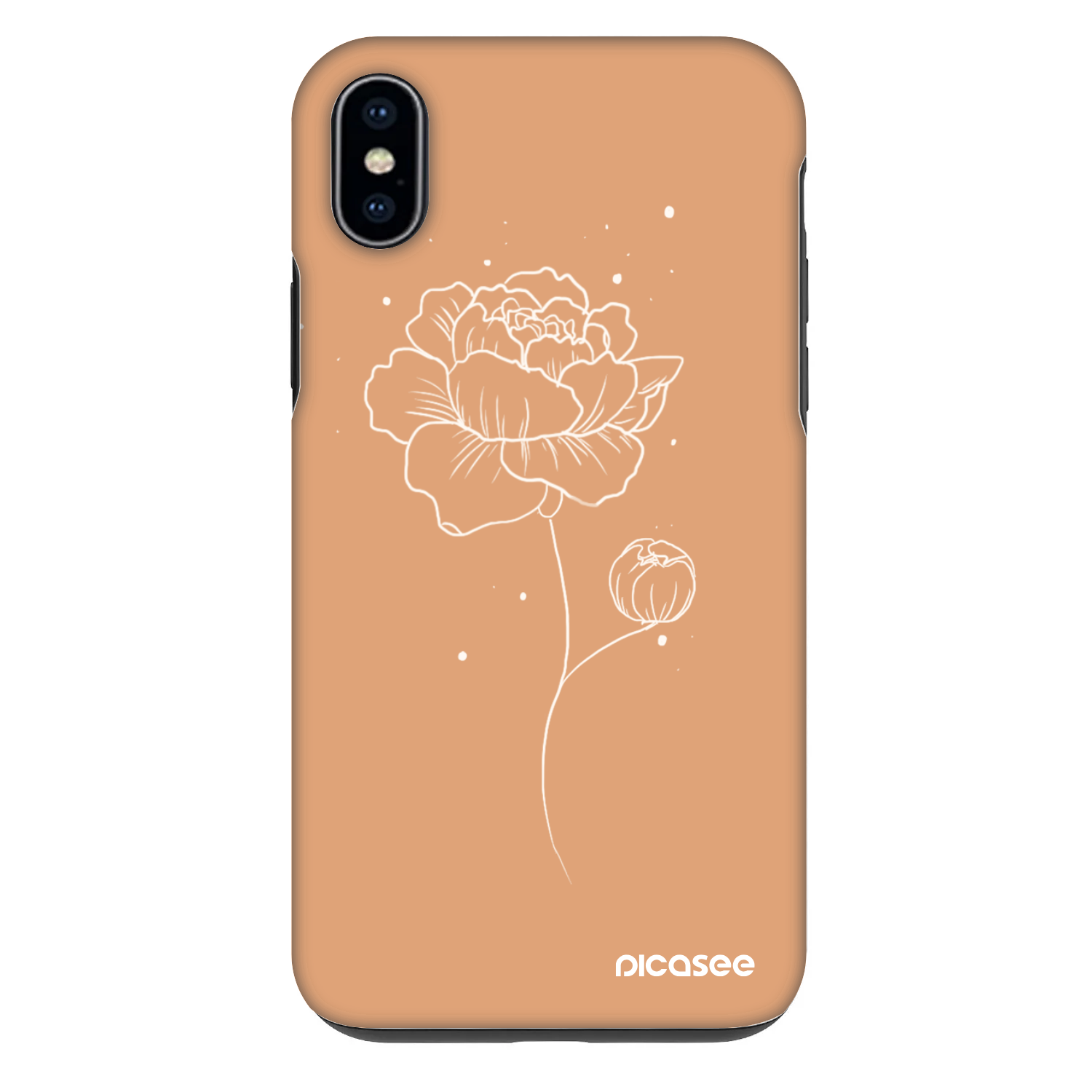 Picasee Fashion Case na Apple iPhone XS Max - Peonies