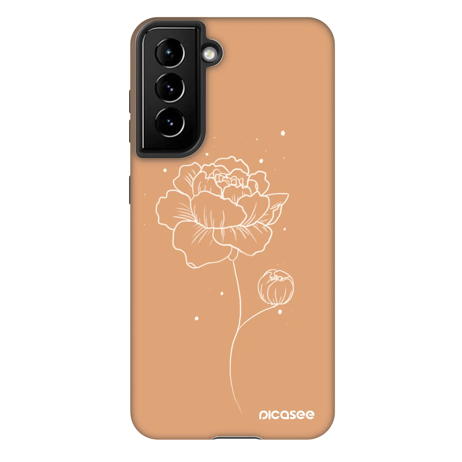 Picasee Fashion Case na Samsung Galaxy S21 5G G991B - Peonies