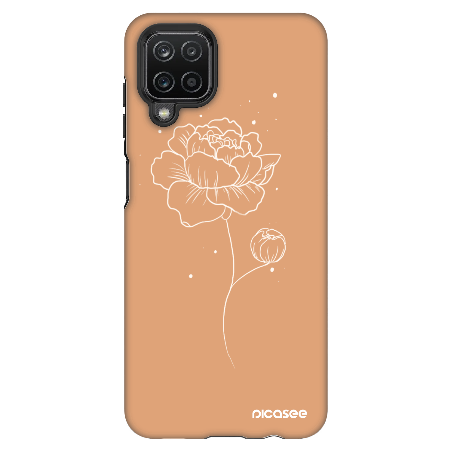 Picasee Fashion Case na Samsung Galaxy A12 A125F - Peonies