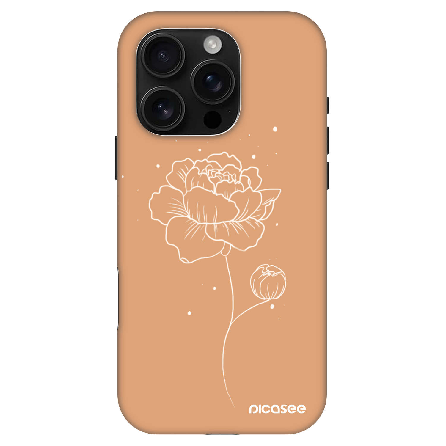 Picasee Fashion Case MagSafe na Apple iPhone 16 Pro - Peonies