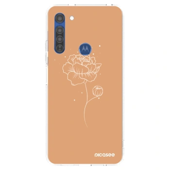 Etui na Motorola Moto G8 - Peonies