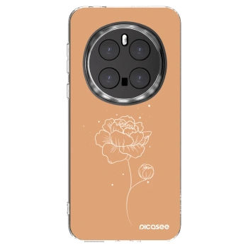 Picasee silikonowe przeźroczyste etui na Honor Magic7 Pro 5G - Peonies