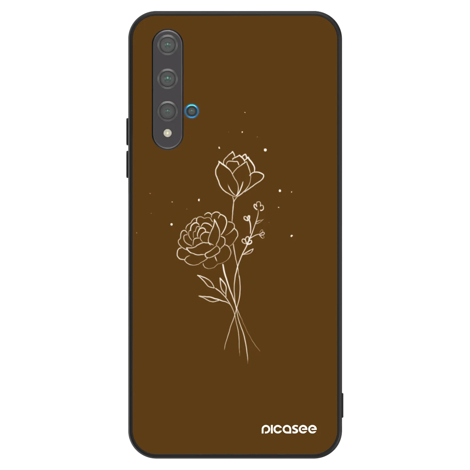Picasee ULTIMATE CASE na Huawei Nova 5T - Brown flowers