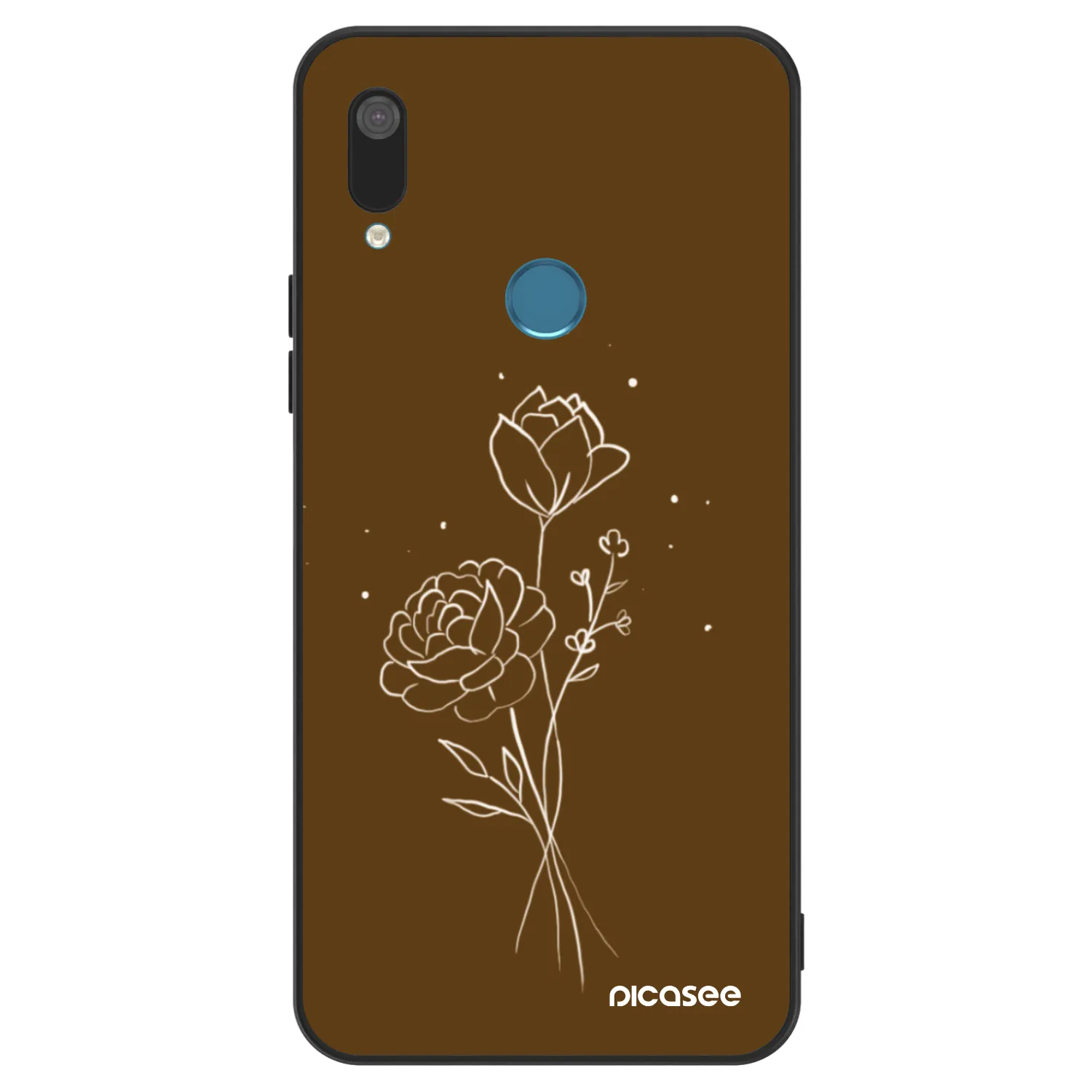 Picasee ULTIMATE CASE na Huawei Y7 2019 - Brown flowers