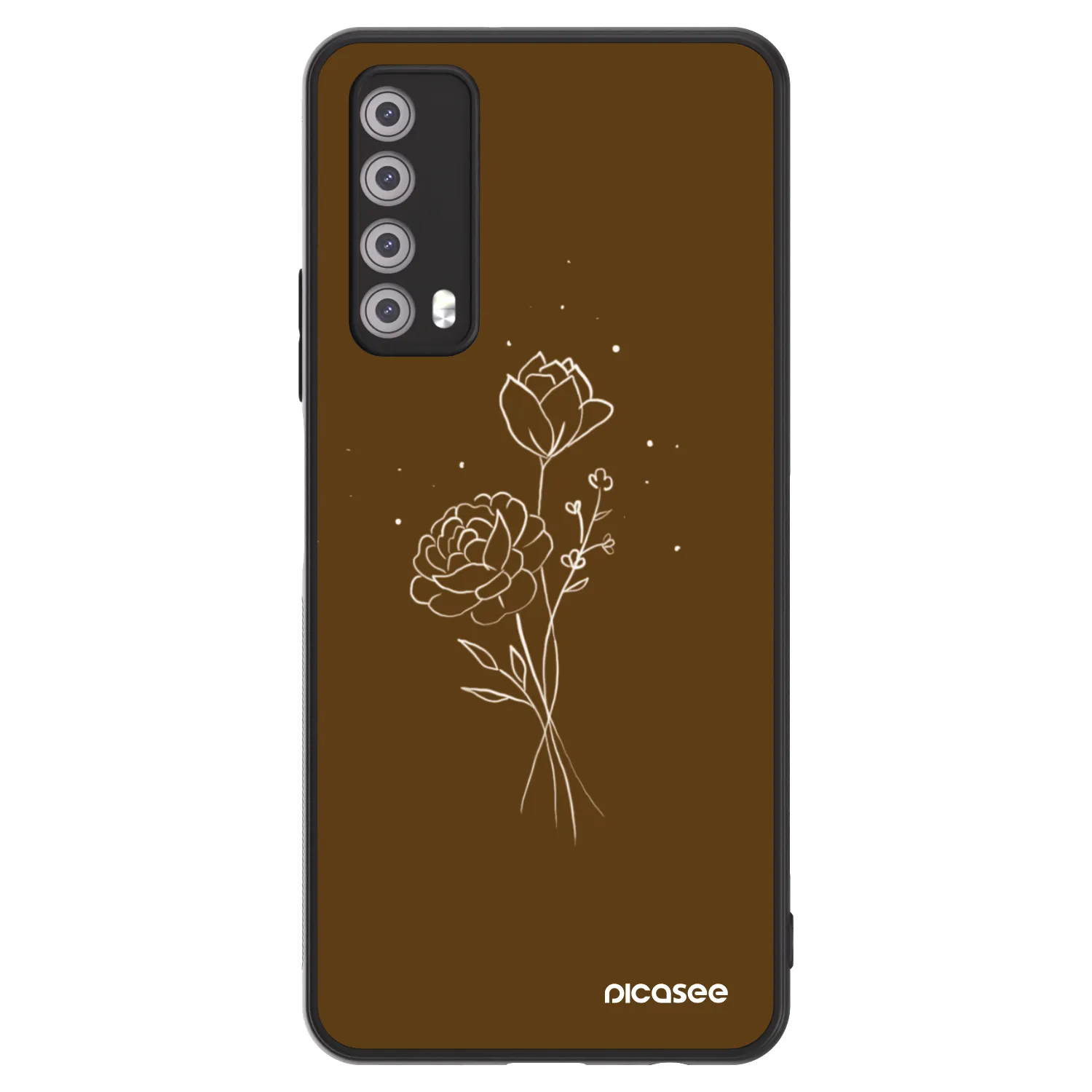 Picasee ULTIMATE CASE na Huawei P Smart 2021 - Brown flowers
