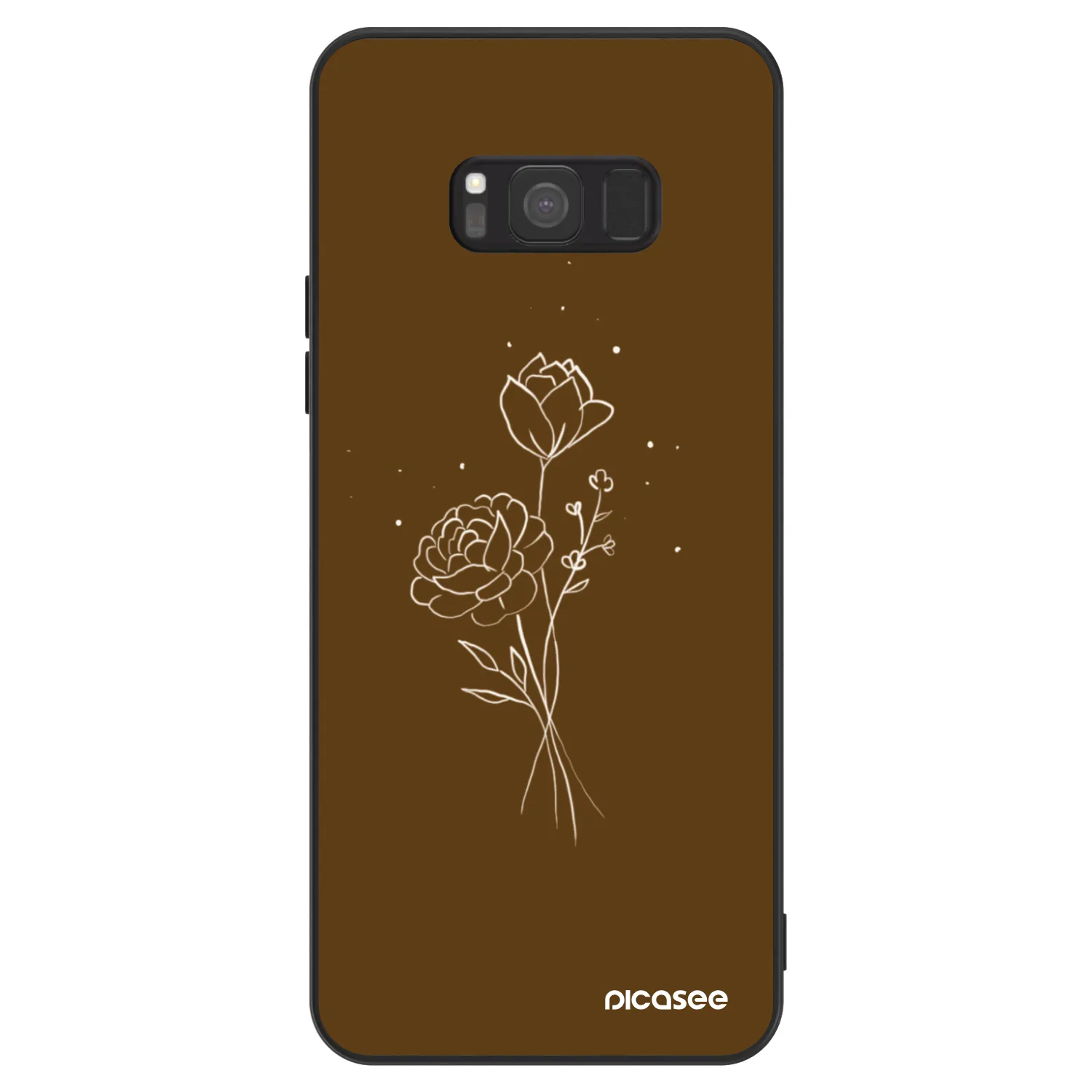 Picasee ULTIMATE CASE na Samsung Galaxy S8 G950F - Brown flowers