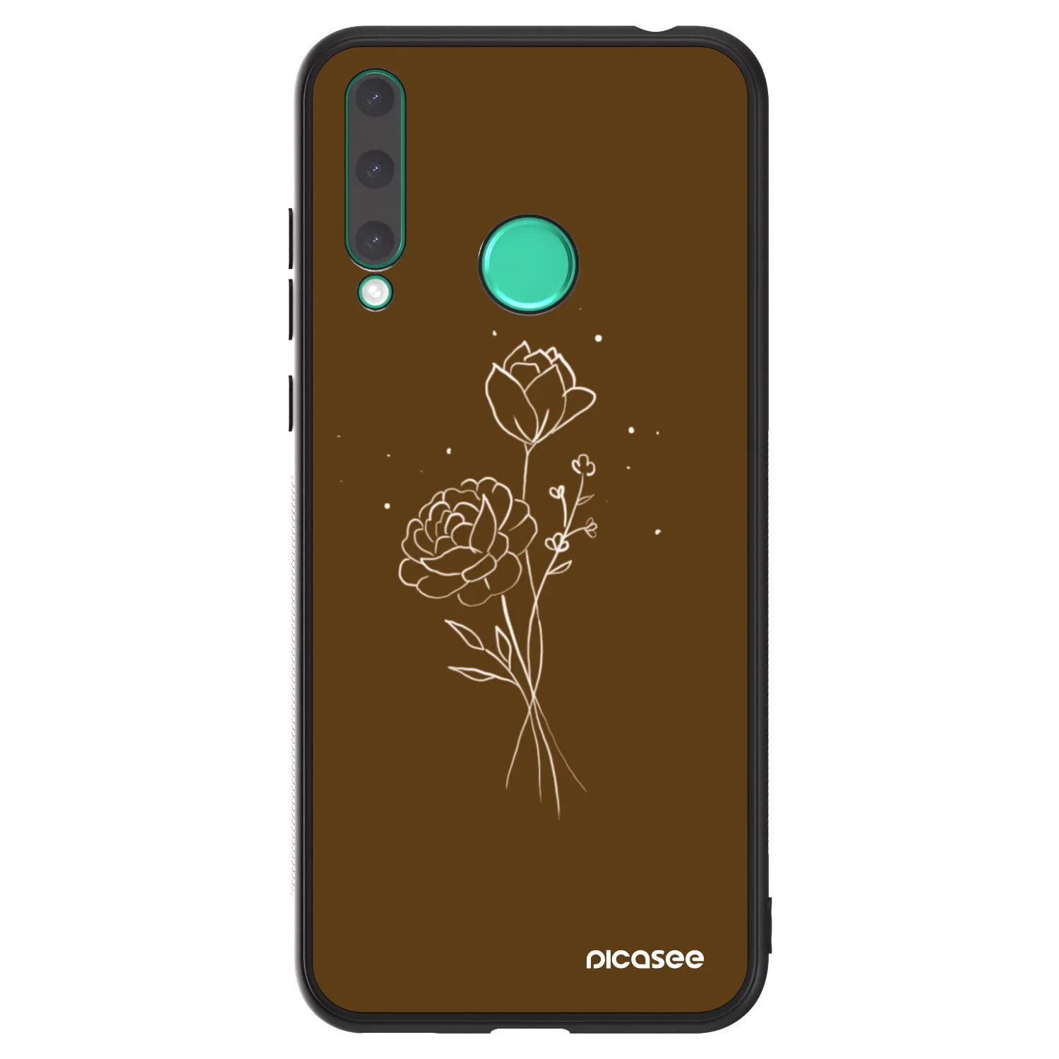 Picasee ULTIMATE CASE na Honor 20 Lite - Brown flowers