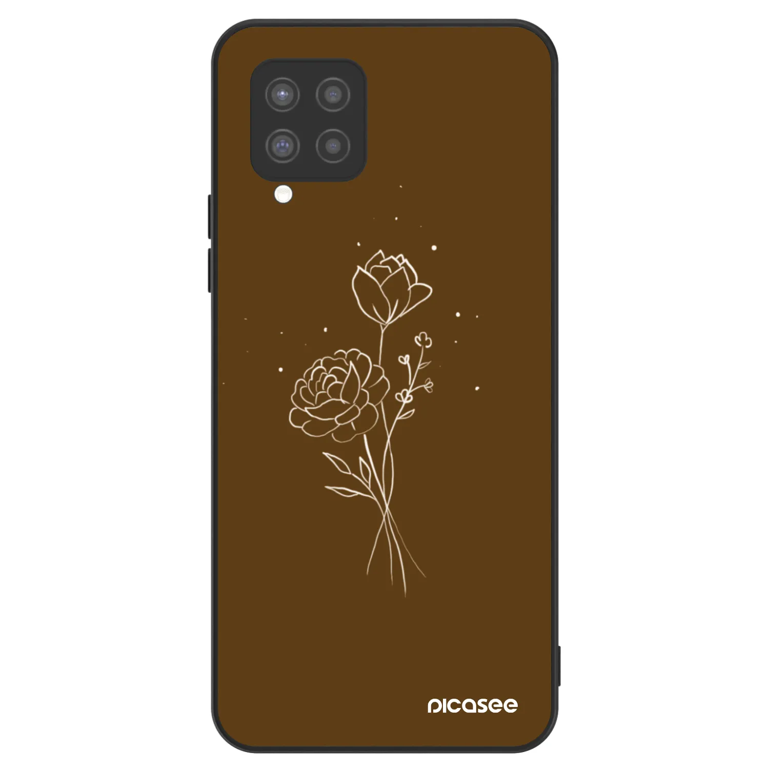 Picasee ULTIMATE CASE na Samsung Galaxy A42 A426B - Brown flowers