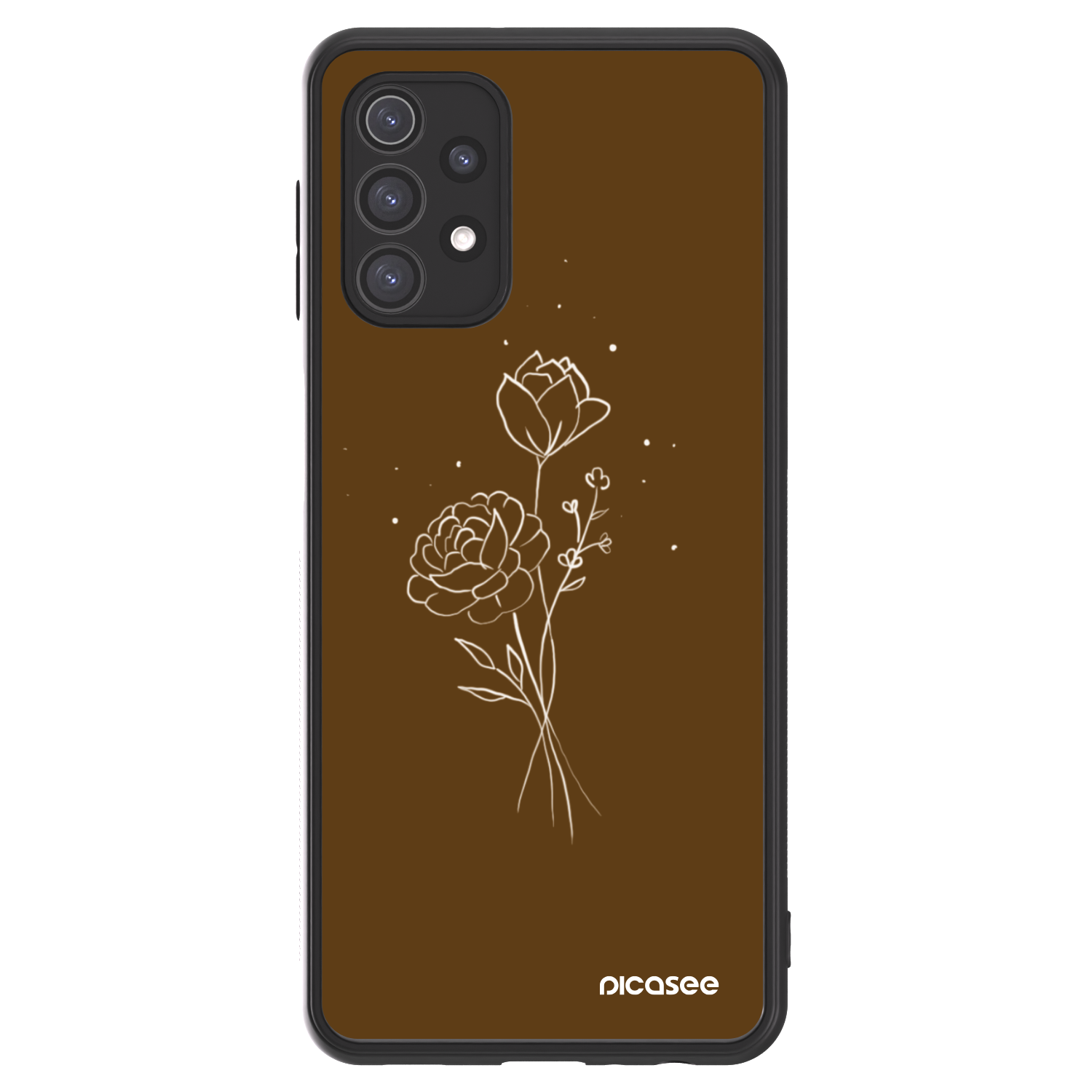 Picasee ULTIMATE CASE na Samsung Galaxy A32 5G A326B - Brown flowers