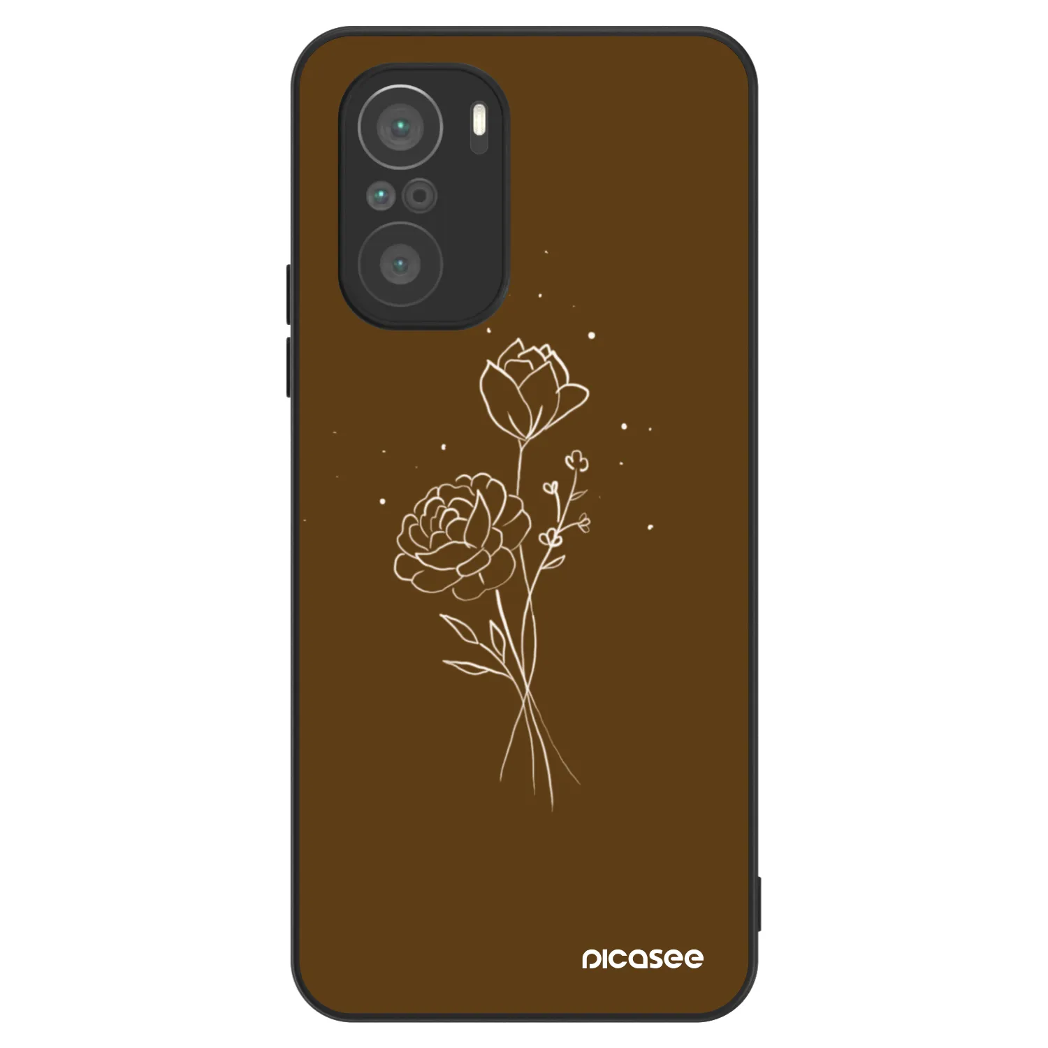 Picasee ULTIMATE CASE na Xiaomi Poco F3 - Brown flowers