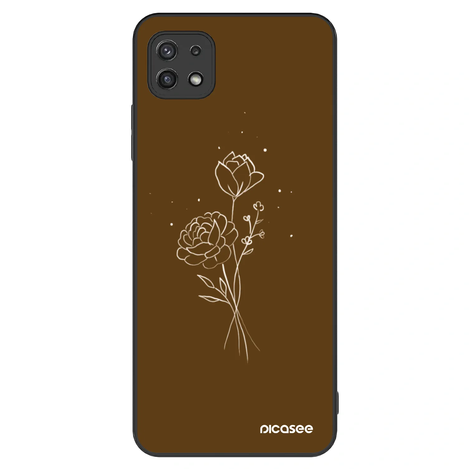 Picasee ULTIMATE CASE na Samsung Galaxy A22 A226B 5G - Brown flowers
