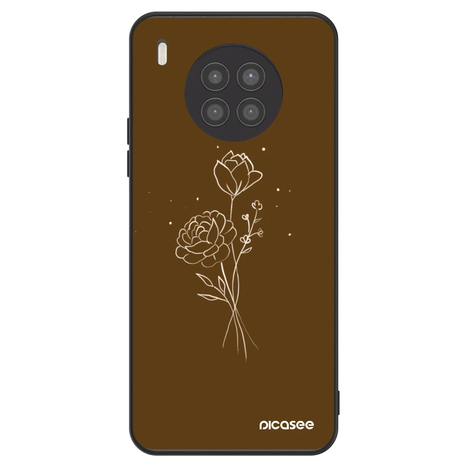 Picasee ULTIMATE CASE na Huawei Nova 8i - Brown flowers