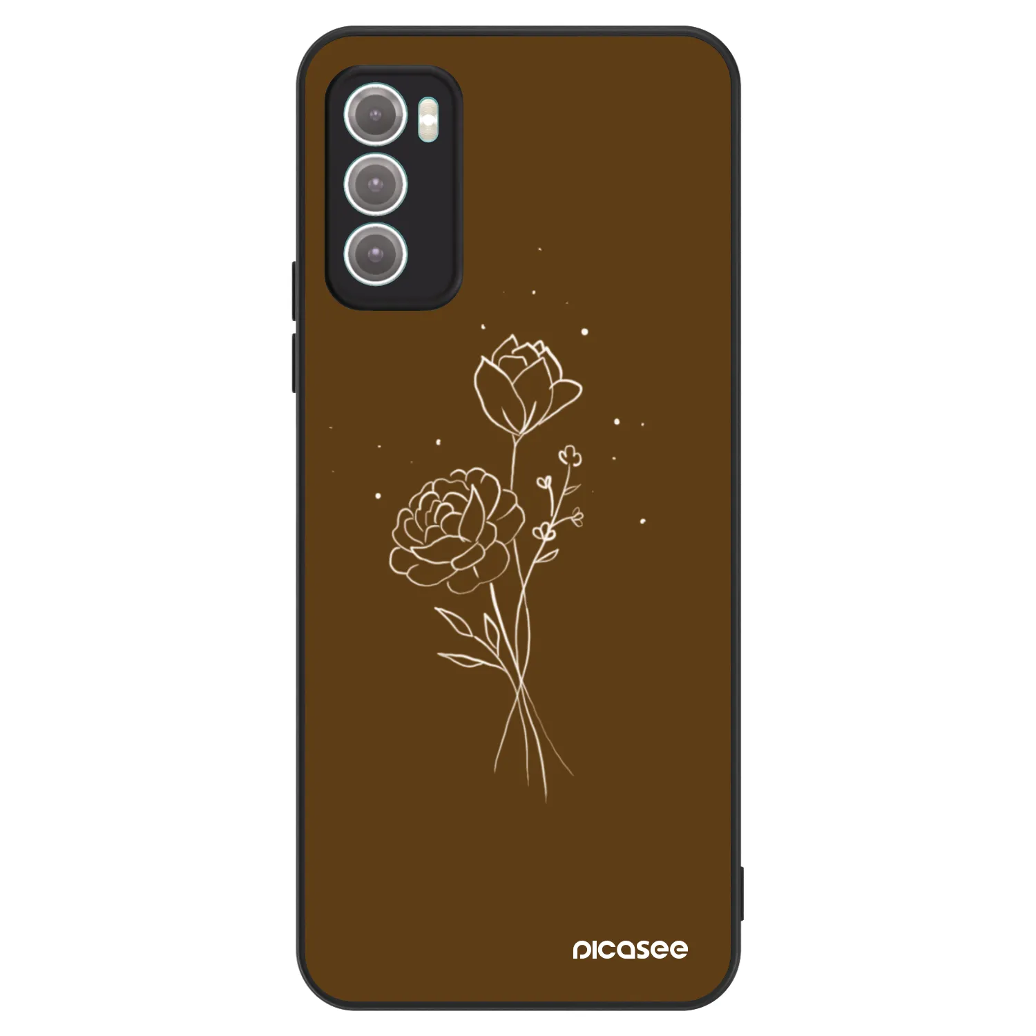 Picasee ULTIMATE CASE na Motorola Moto G60 - Brown flowers