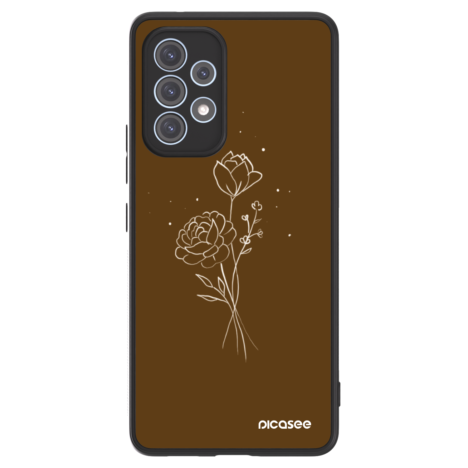 Picasee ULTIMATE CASE na Samsung Galaxy A53 5G A536 - Brown flowers