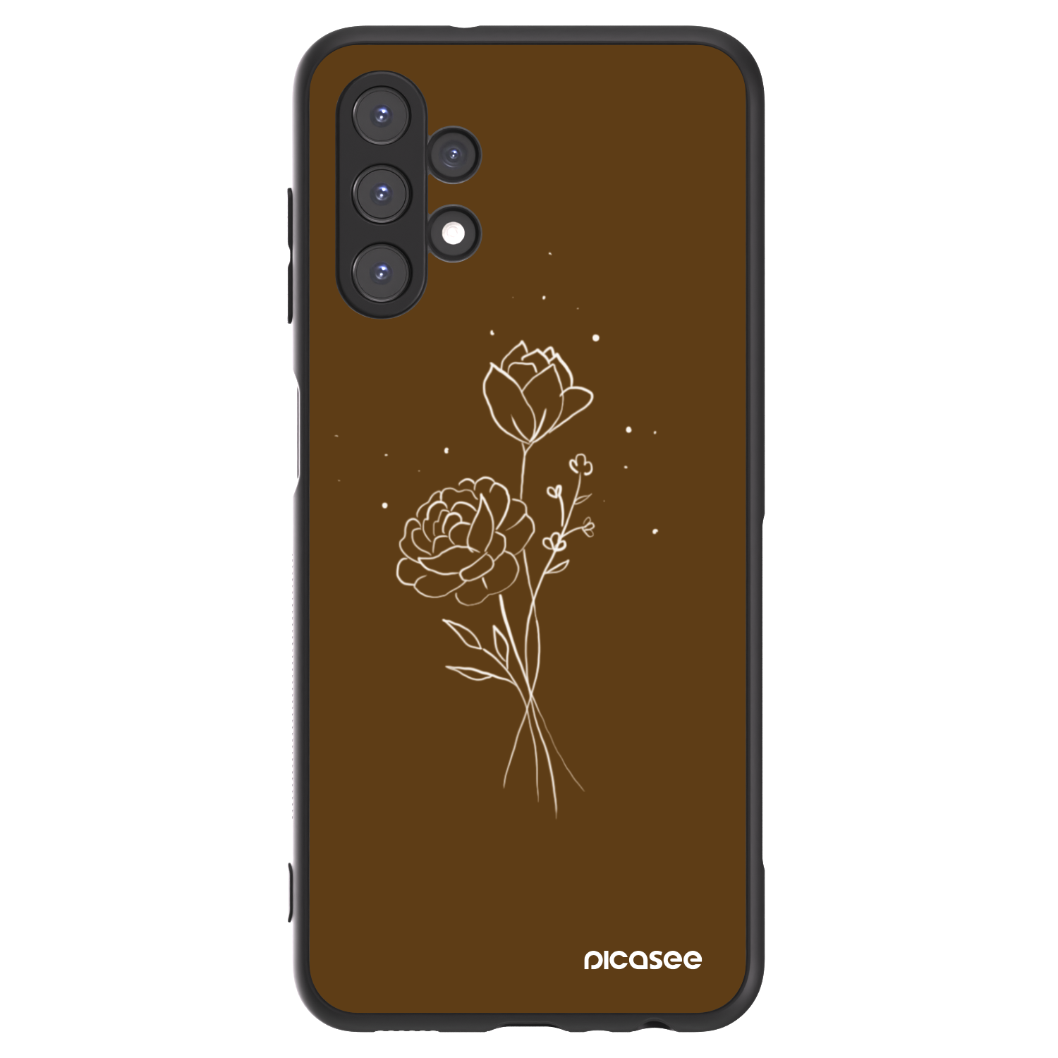 Picasee ULTIMATE CASE na Samsung Galaxy A13 4G A135 - Brown flowers