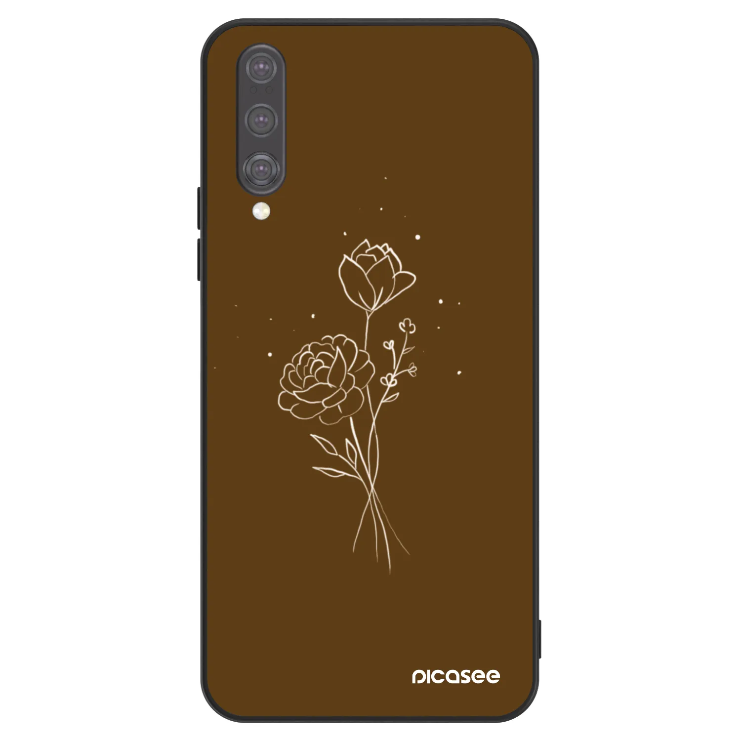Picasee ULTIMATE CASE na Huawei P20 Pro - Brown flowers